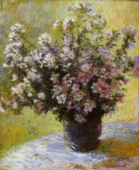 Claude Oscar Monet : Bouquet of Mallows